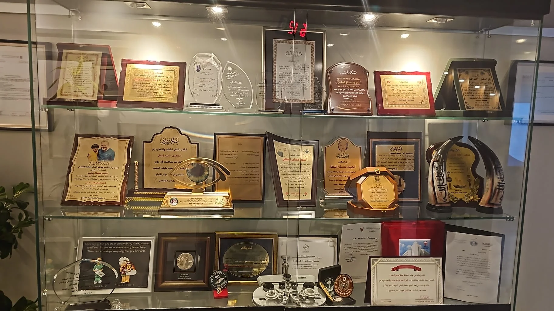 صور وفيديوهات من داخل مجمع البطل للعيون