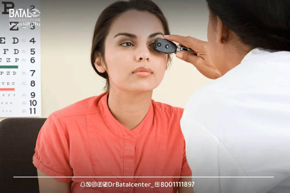 Comprehensive eye examination by an ophthalmologist at Batal Eye Complex
