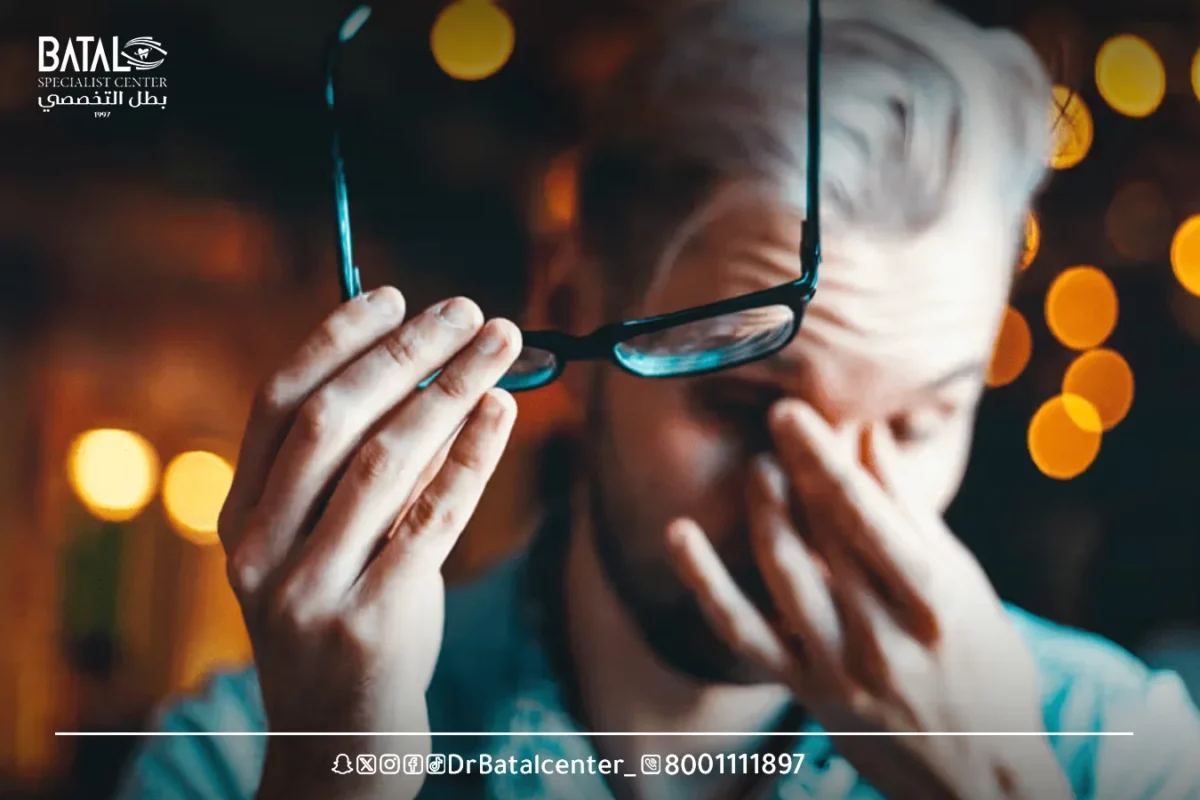 Glasses or contact lenses