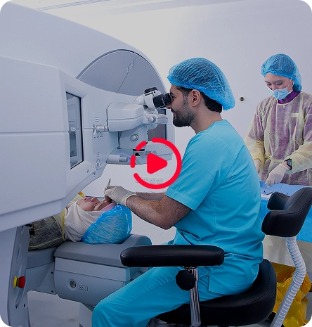 صور و فيديو يوضح نظرة من داخل عيادة بطل للعيون