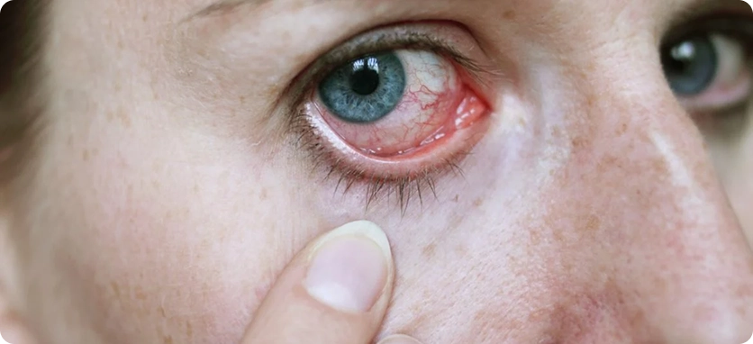 سبب التهاب العين