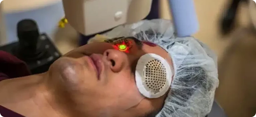 عملية جراحة القرنية المخروطية