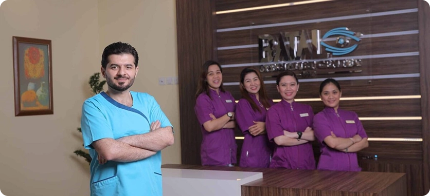 جراحات عينية تخصصية في مجمع بطل للعيون