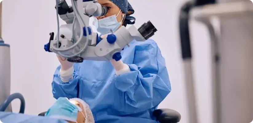 جراحة المياه البيضاء في العين